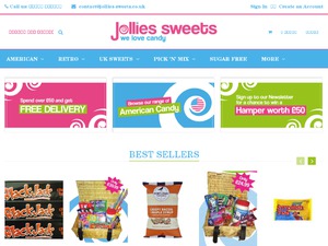 Jollies Sweets website