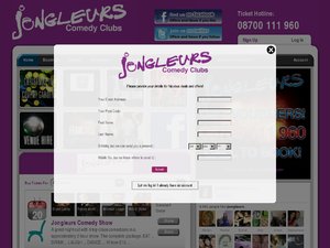 jongleurs.com website