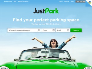 JustPark website