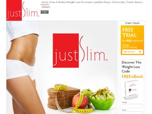 Just Slim website
