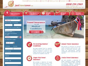 Just Travel Cover website