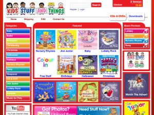 Kids Stuff and Things website