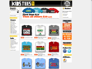 KidsTees website