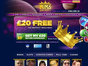 King Jackpot website