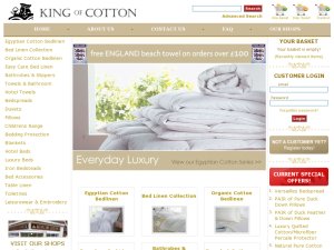 King of Cotton website