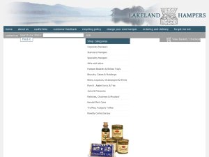 Lakeland Hampers website