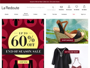 La Redoute website