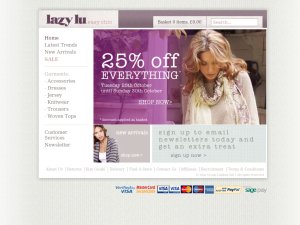 Lazy Lu (Pure Dash) website