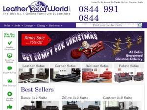 Leather Sofa World website