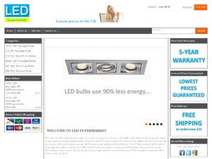 LED Supermarket website