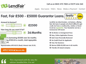 Lendfair website