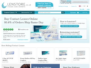 Lenstore website