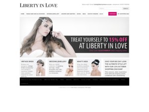 Liberty in Love website