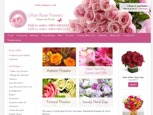 Lillian Rose Flowers website