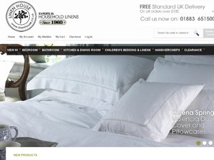 Linen House website