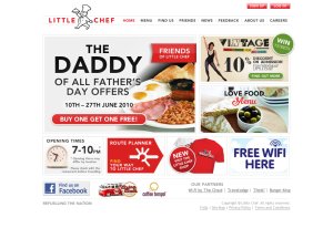 Little Chef website