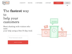 LiveChat website