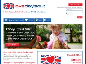 Love Days Out website