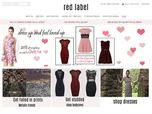 Love Red Label website
