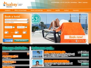 Luabay Hotels & Leisure website