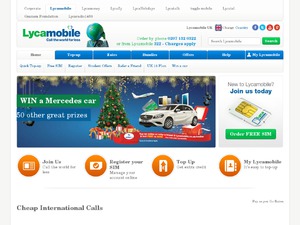 Lycamobile website