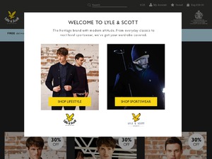 Lyle and Scott website