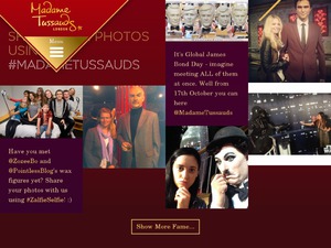 Madame Tussauds London website