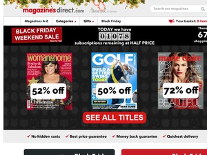 Magazines Direct website