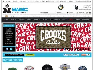 Magic Streetwear website