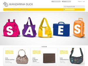 Mandarina Duck website
