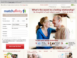 Match Affinity website