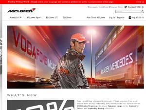 McLaren Mercedes website