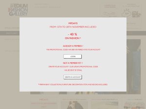 Medium Fashion Gallery website