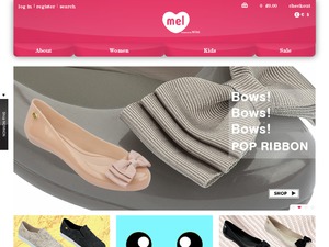 Mel Shoes website