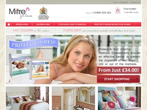 Mitre For Home website