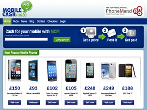 Mobile Cash Mate website