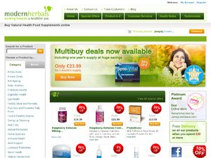 Modern Herbals website