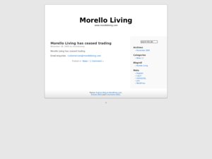 Morello Living website