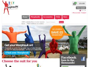 Morphsuits website