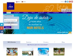Mur Hotels website