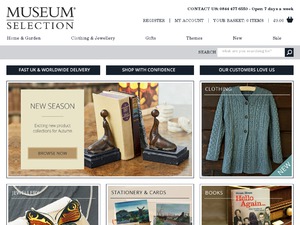 Museum Selection website