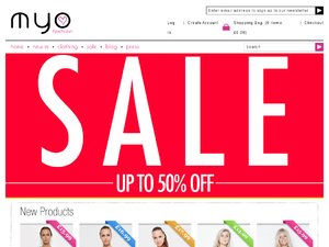 MYO Fashion website