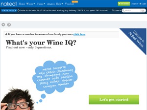 Naked Wines website