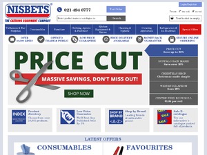 Nisbets IE website