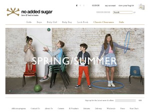 No Added Sugar website