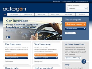 Octagon Insurance website