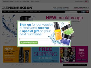 Ole Henriksen website