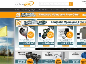 Online Golf website