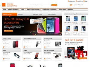 Orange Accessories website