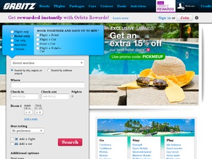 Orbitz website